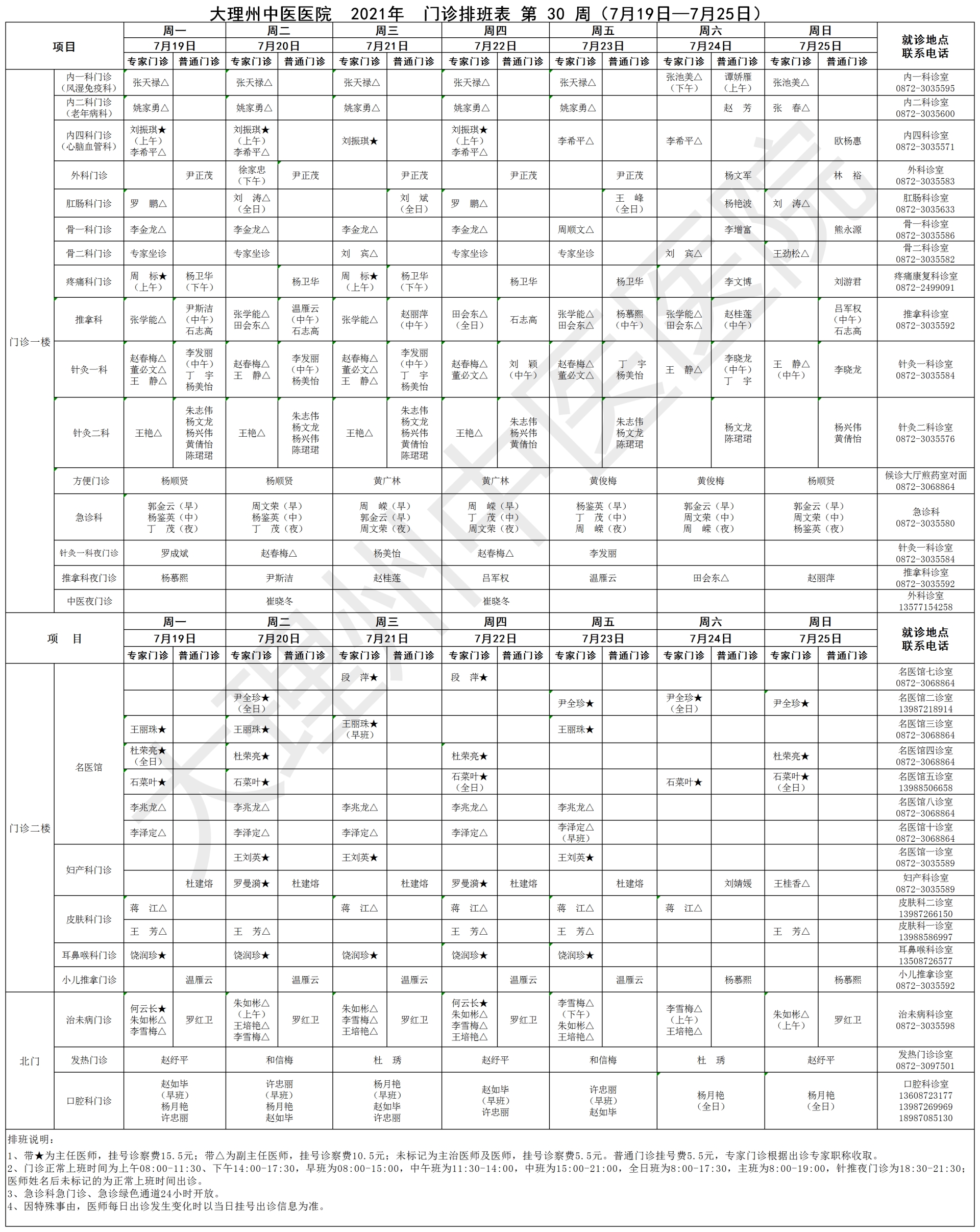 2021年7月19日-2021年7月25日门诊出诊表.png